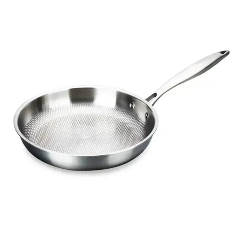 EcoChef 28/30 Cm Stainless Steel Wok Pan for All Stovetops