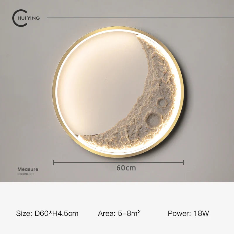 Dimmable Moon Wall Lamp