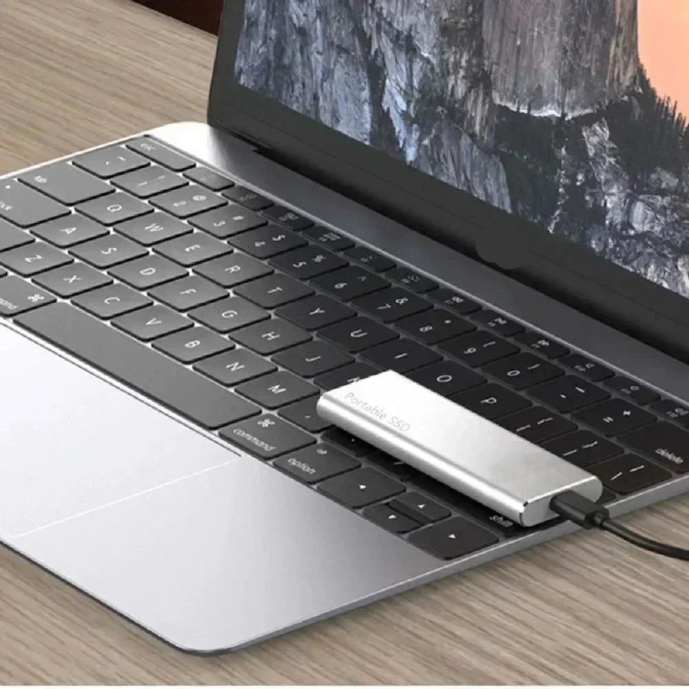 Ultra-Slim Portable SSD with USB 3.2 for Effortless Storage