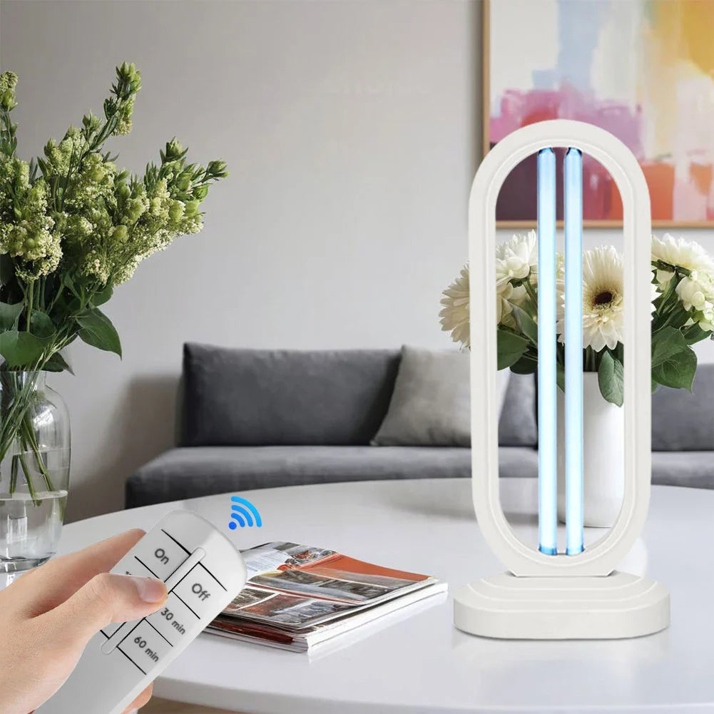 Smart UV Sanitizing Lamp with Remote & Timer for Home Use