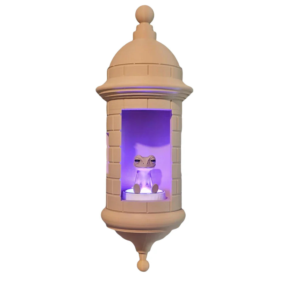 Vibrant Coqui Glow Lamp with 16 Color Options - Handmade Charm