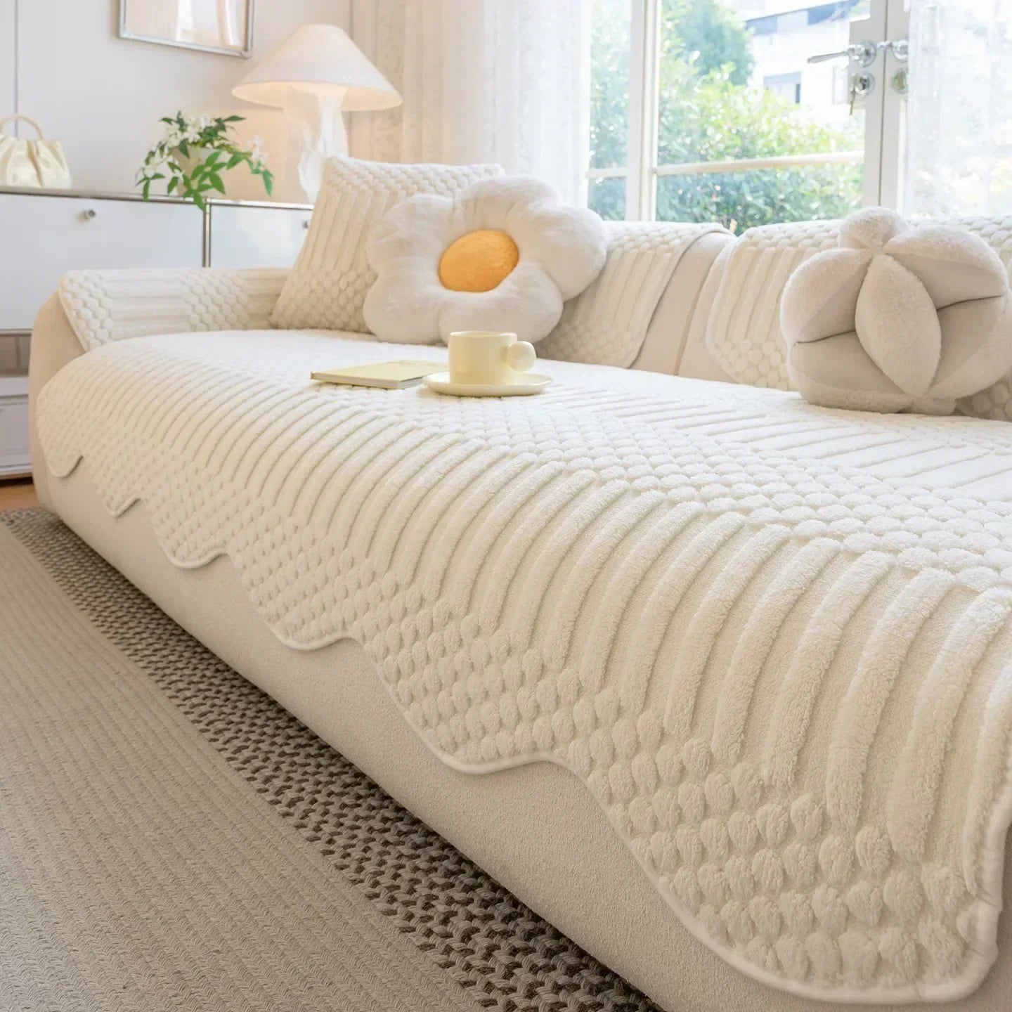 Snug Haven Plush Fleece Sofa Blanket for Ultimate Winter Comfort