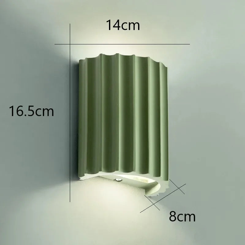 Sleek Resin Wall Light with Soft Illumination for Any Room