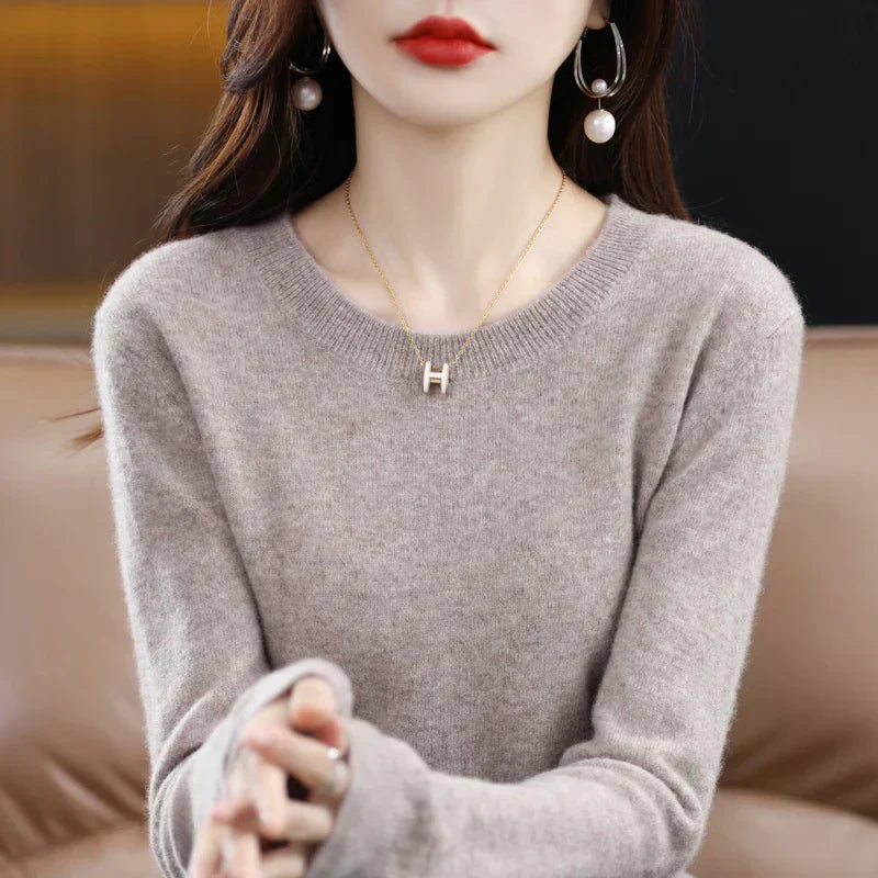 LuxeCashmere Women's Pure Merino Wool Sweater Collection