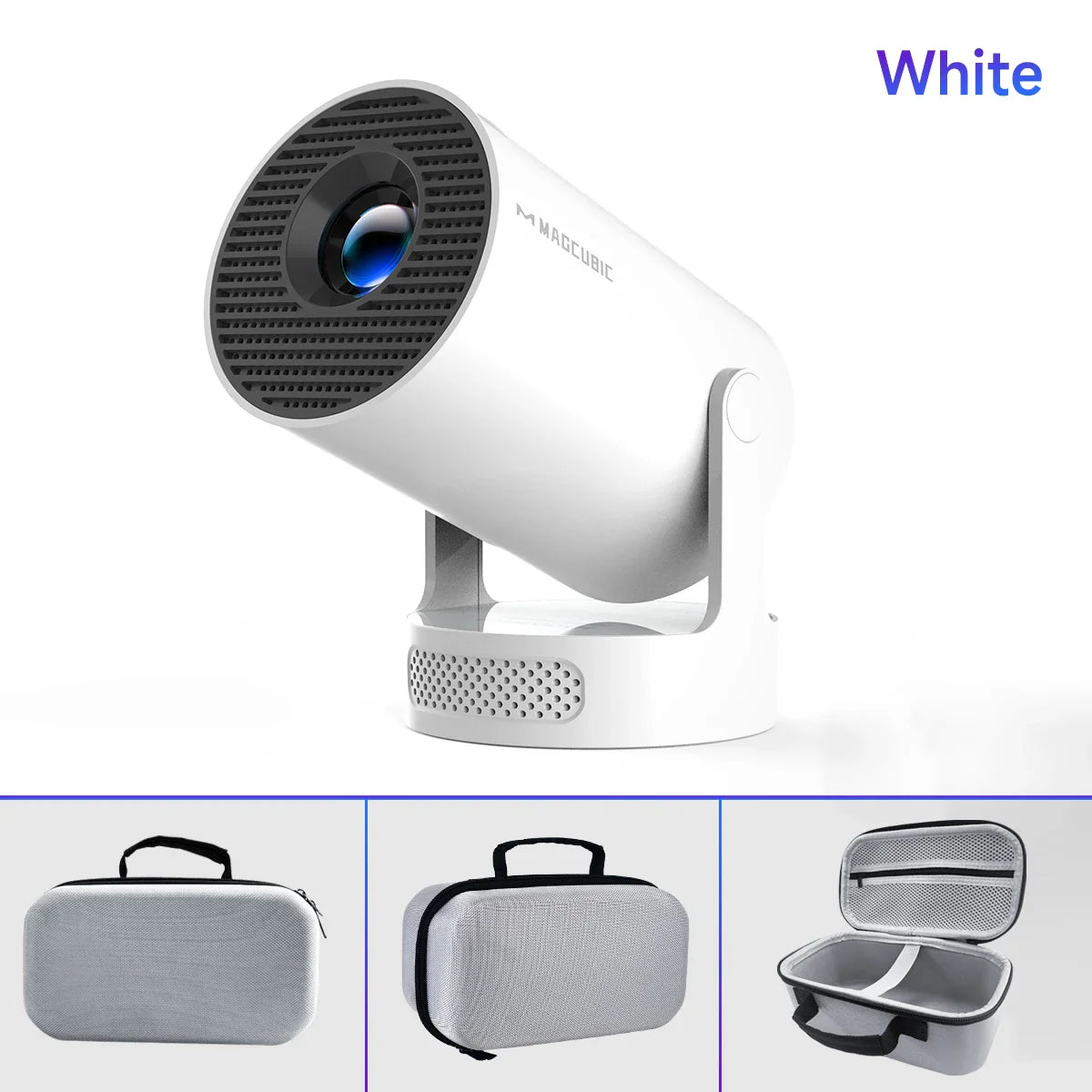 Ultra HD Portable Projector with WiFi6 and Bluetooth for Outdoor Fun