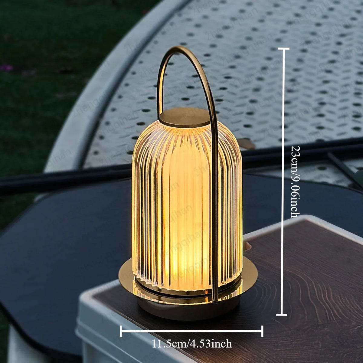 Rechargeable Touch-Control LED Crystal Lamp for Any Space