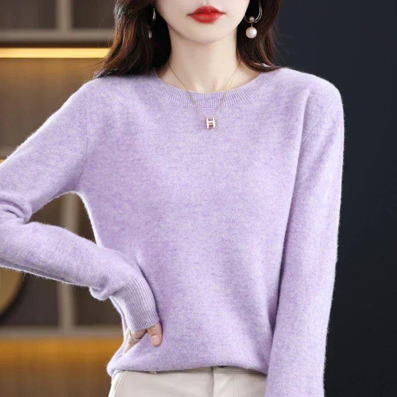 LuxeCashmere Women's Pure Merino Wool Sweater Collection