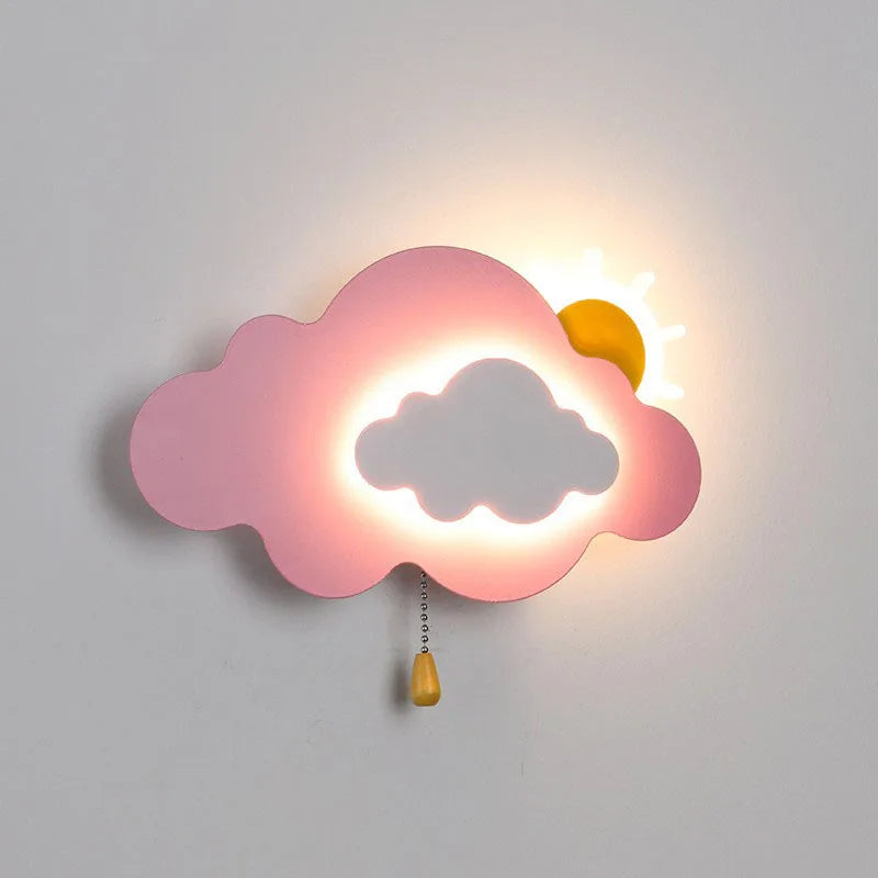 Taavita Wall Lamp Children's Room with Pull Switch