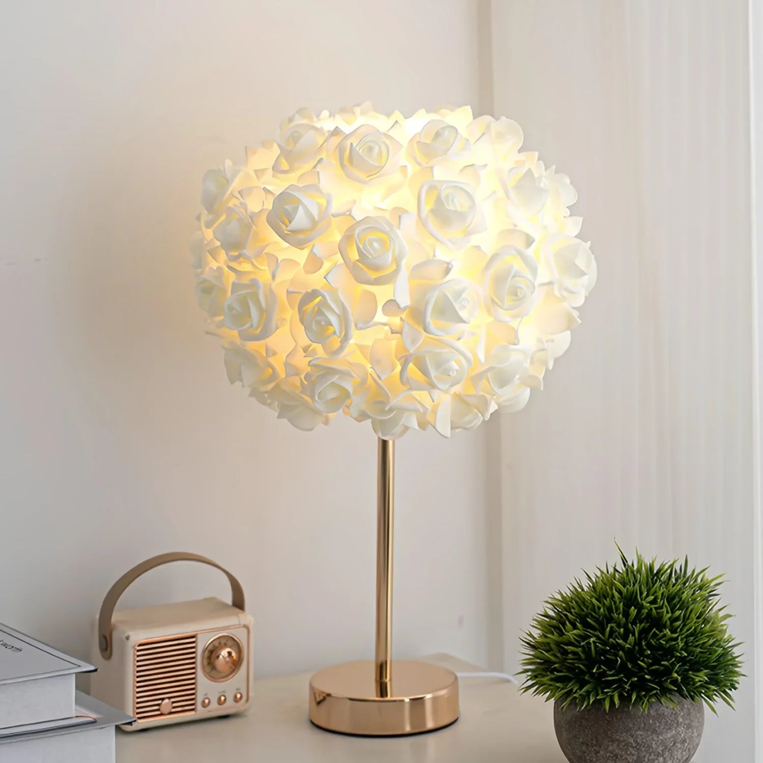 Charming Floral LED Table Lamp for Elegant Home Lighting