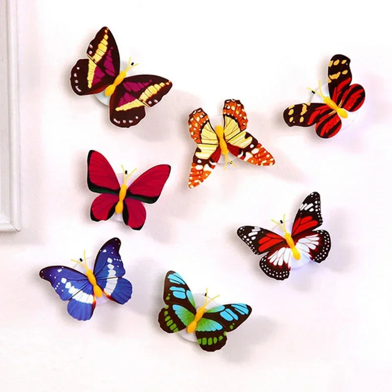 Vibrant LED Butterfly Nightlight – Stick-On Decorative Lamp