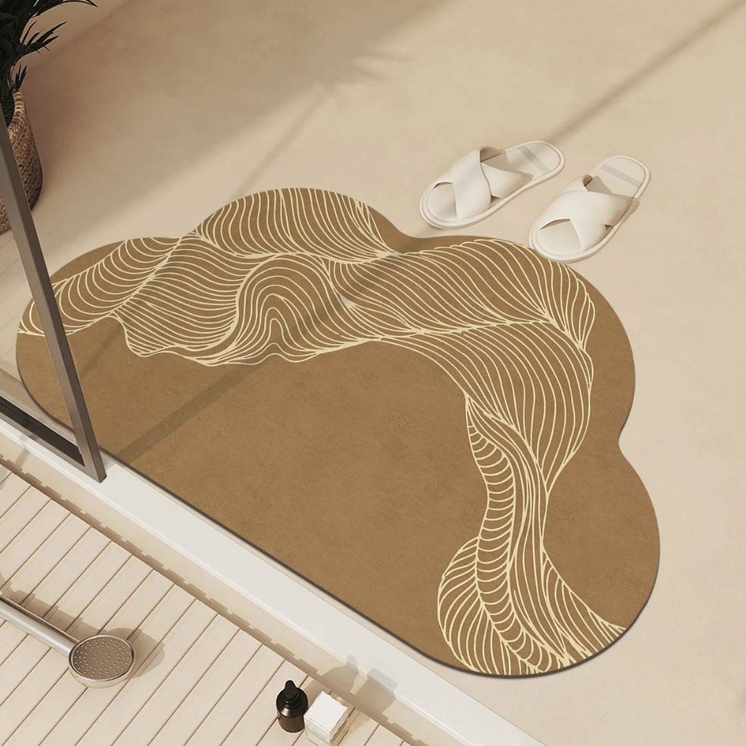 AquaGuard Quick-Dry Floor Mat - Slip-Resistant for Home Use