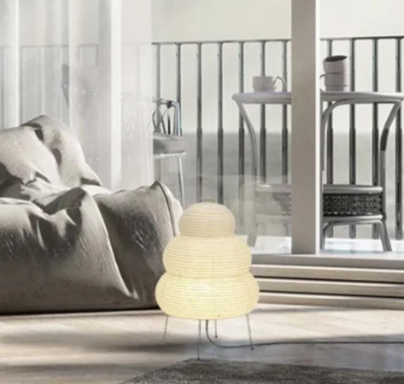 Transformable Japanese Rice Paper Floor Lamp