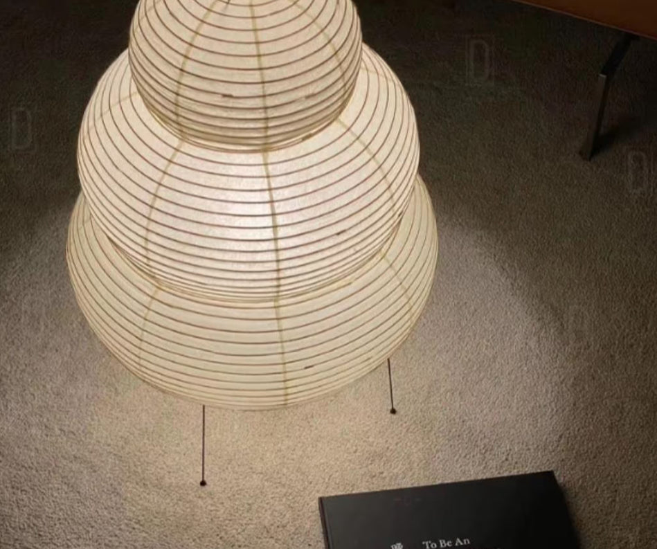 Transformable Japanese Rice Paper Floor Lamp