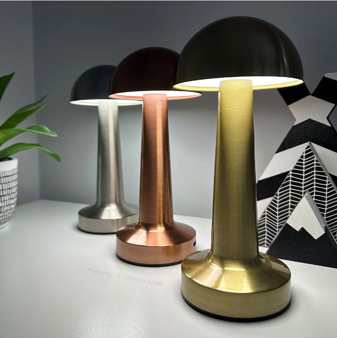 Taavita Wireless Dimmable LED Rechargeable Table Lamp - Modern Touch Control | Living Room | Reading Lamp | Nightstand Lamp