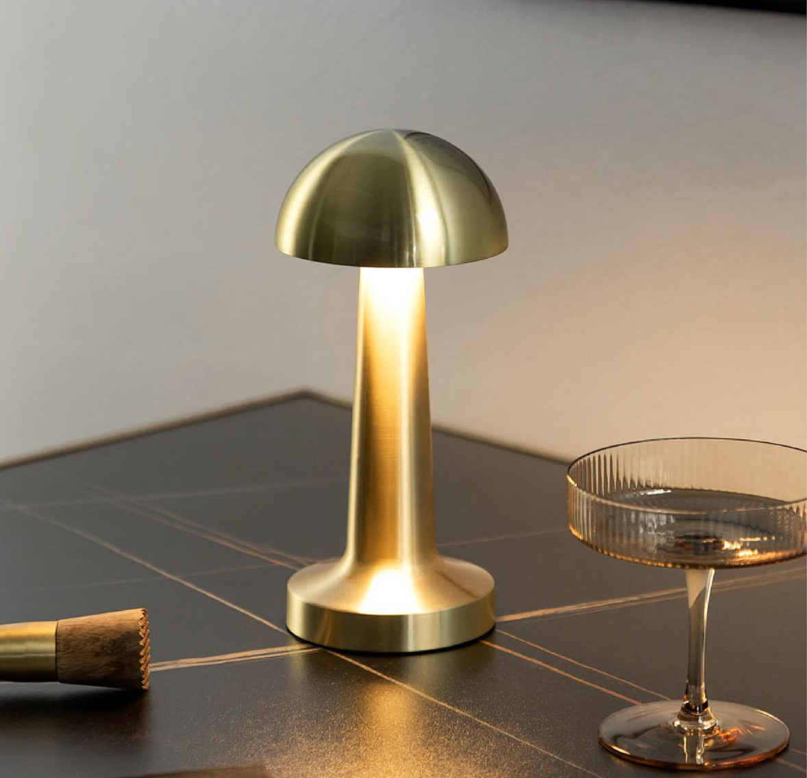 Taavita Wireless Dimmable LED Rechargeable Table Lamp - Modern Touch Control | Living Room | Reading Lamp | Nightstand Lamp