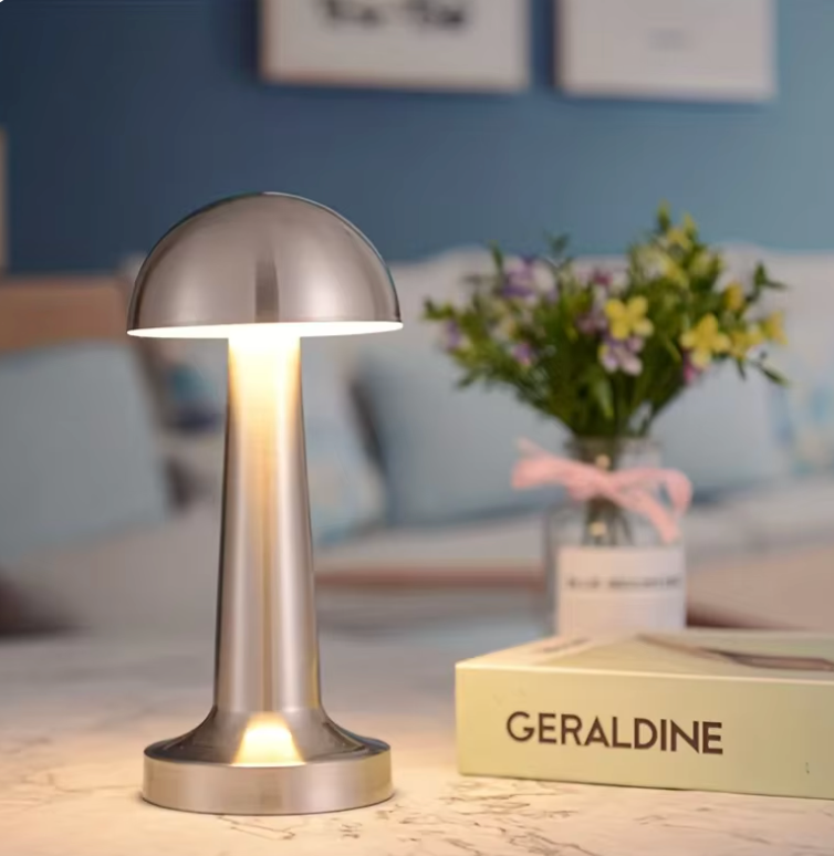 Taavita Wireless Dimmable LED Rechargeable Table Lamp - Modern Touch Control | Living Room | Reading Lamp | Nightstand Lamp