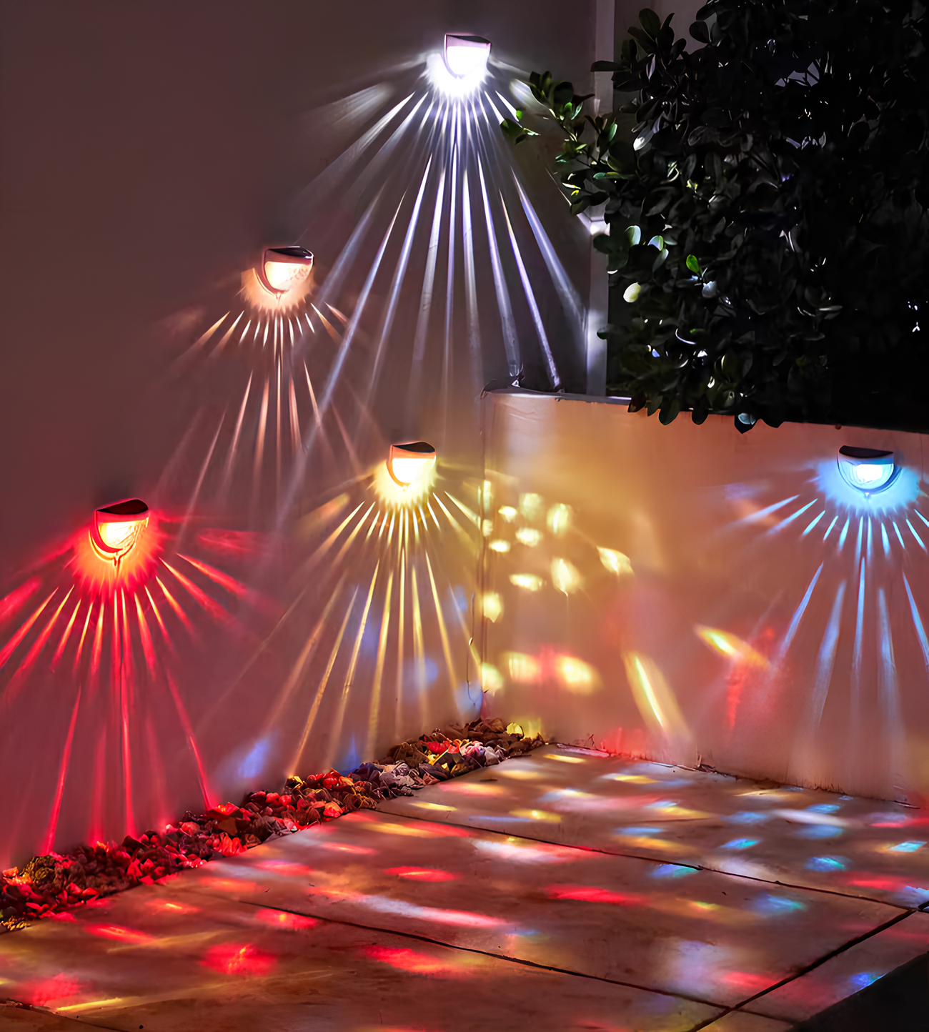 Taavita Solar Waterproof Outdoor Wall Lamp
