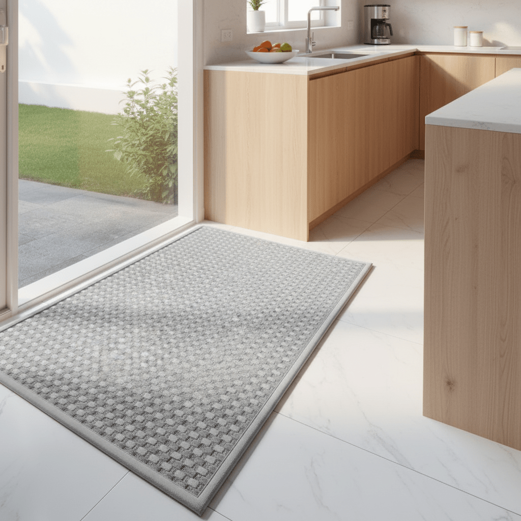 All-Weather Entryway Mat with Non-Slip Grip and Dirt Control