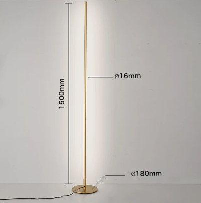 Modern Floor Lamp - Elegant LED Lighting for Home and Office