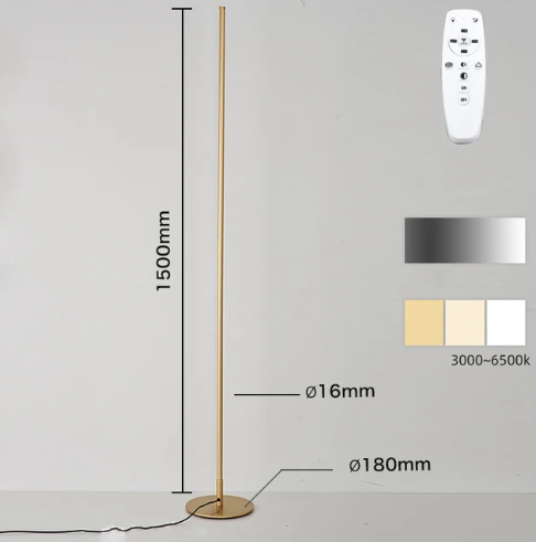 Modern Floor Lamp - Elegant LED Lighting for Home and Office