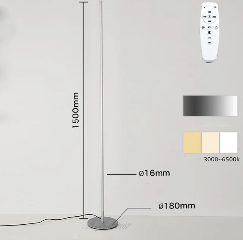 Modern Floor Lamp - Elegant LED Lighting for Home and Office