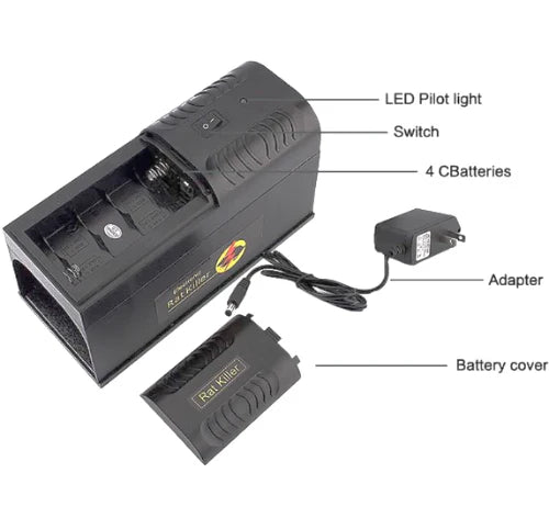 Smart Rodent Eliminator with Electric Shock Technology