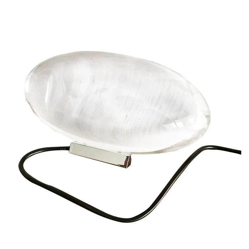 Sleek LED Crystal Egg Lamp for Elegant Home Ambiance