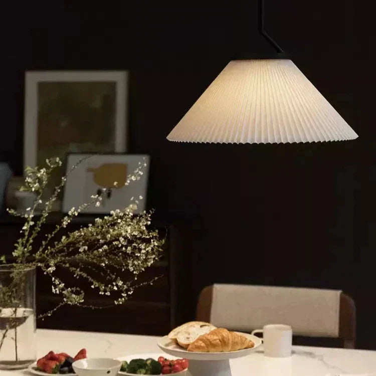 Luxe Cream Textured Pendant Light for Cozy Interiors