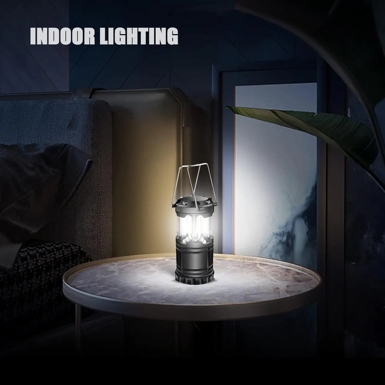 BrightWay Portable Lantern: Battery-Powered Emergency Lighting