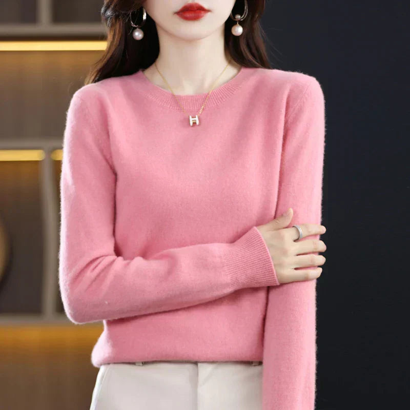 LuxeCashmere Women's Pure Merino Wool Sweater Collection