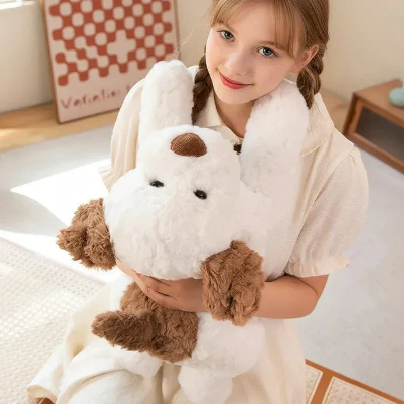 SnuggleBuddy Soft Plush Dog Pillow for Kids - Perfect for Comfort