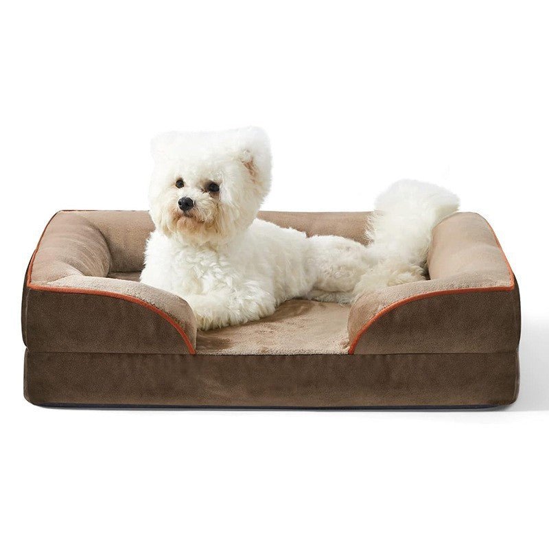PawHaven Orthopedic Pet Bed with Washable Velvet Cover