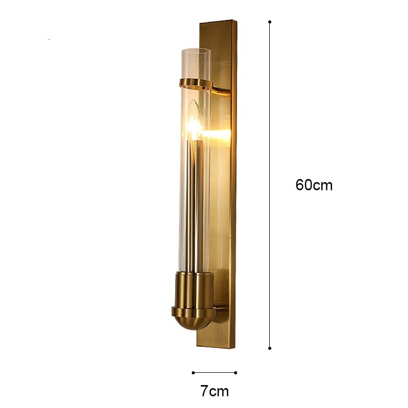 Aurora Luxe Dual-Glow LED Wall Sconce in Gold Finish