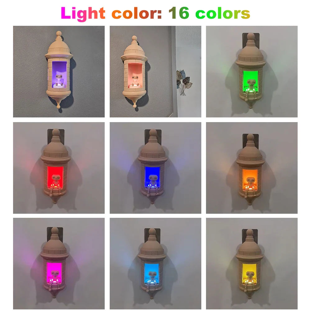Vibrant Coqui Glow Lamp with 16 Color Options - Handmade Charm