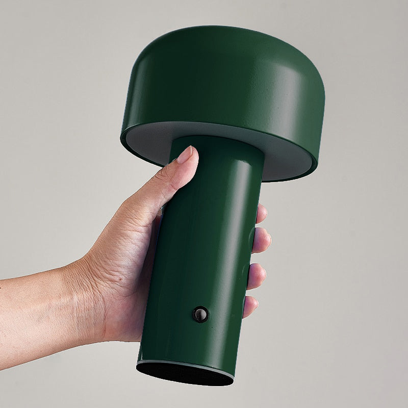 LunaGlow Wireless Mushroom-Shaped Ambient Table Lamp