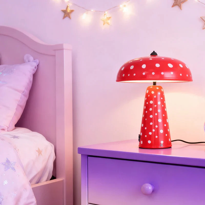 Stylish Touch-Control LED Night Lamp with Wireless Charging