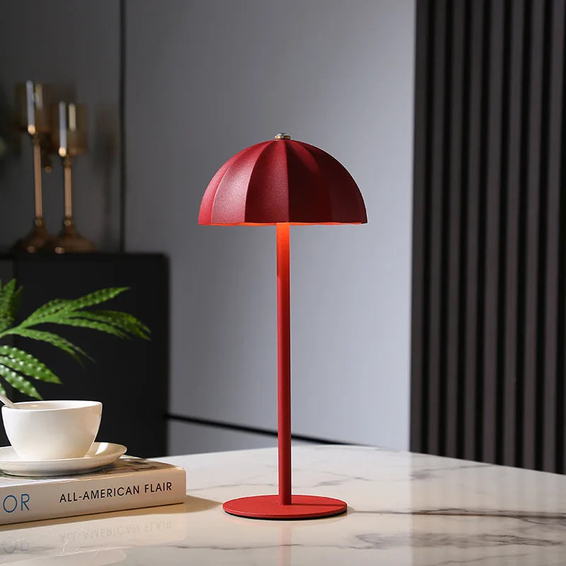 Stylish Touch-Control LED Table Lamp with Rechargeable Battery