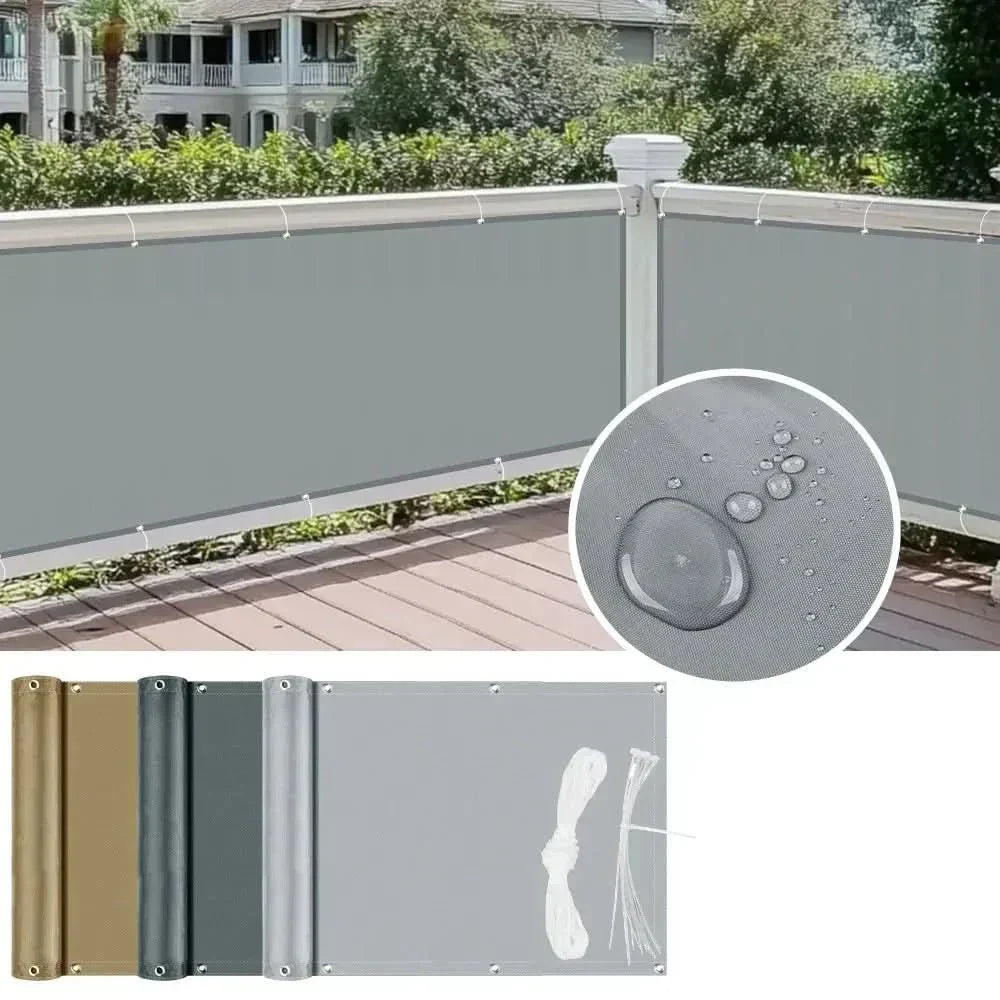 SunGuard Privacy Screen: UV-Resistant and Waterproof Barrier for Outdoor Spaces