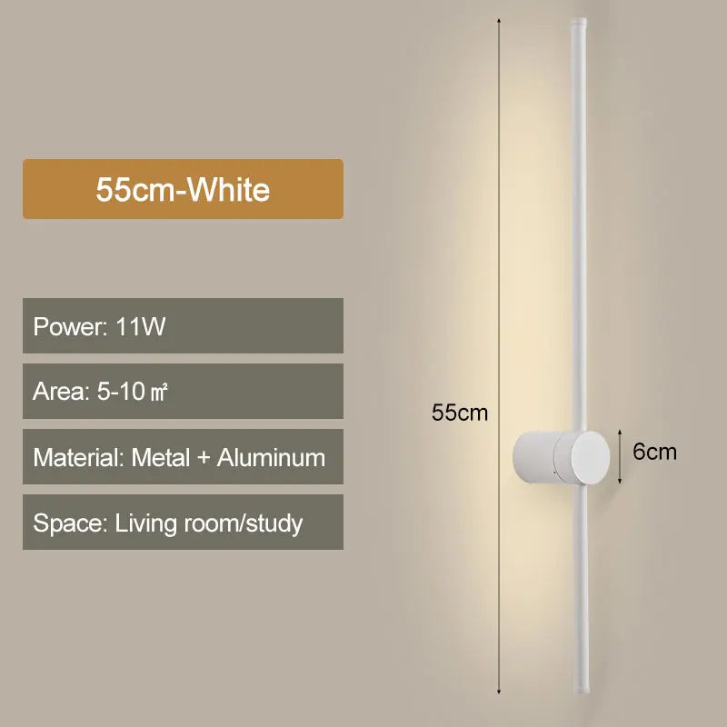 Taavita Wall Lamp Rod Black - Elegant Design for Your Home