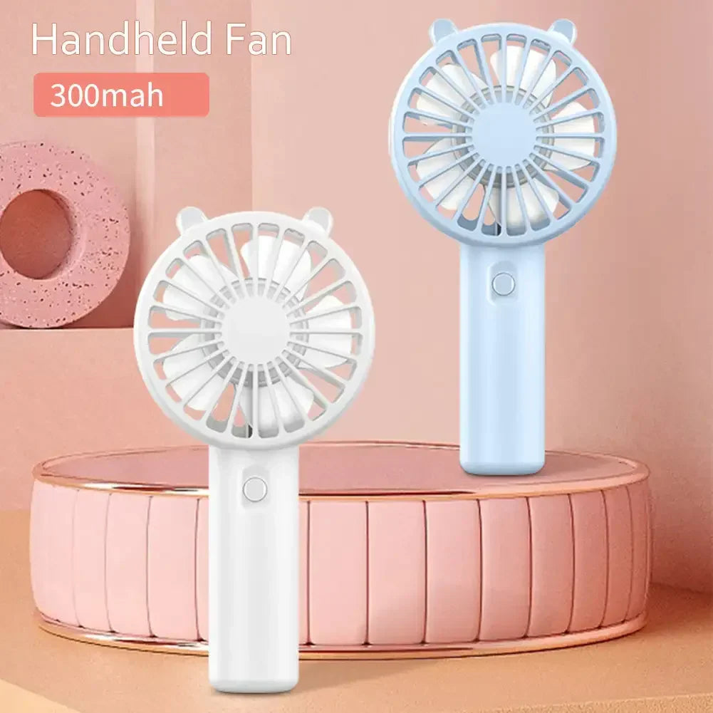 Travel-Sized Cooling Breeze | Rechargeable Handheld Fan with Adjustable Speed