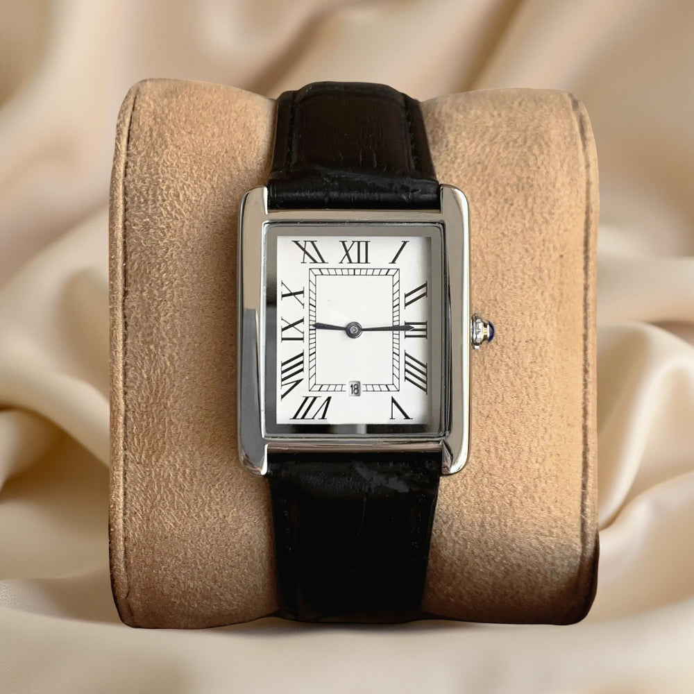 Men's Retro Square Analog Watch for Everyday Elegance