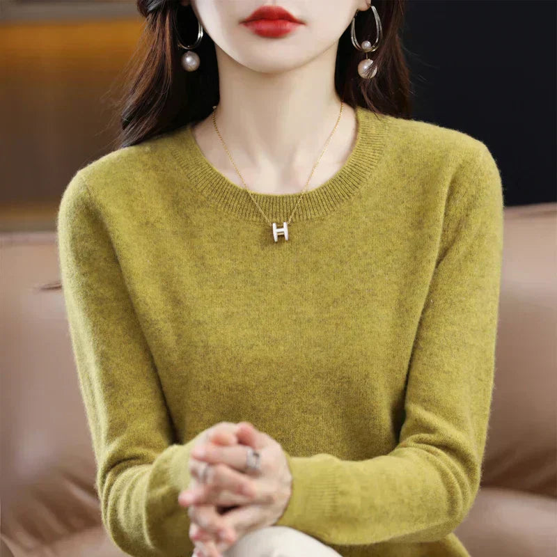 LuxeCashmere Women's Pure Merino Wool Sweater Collection