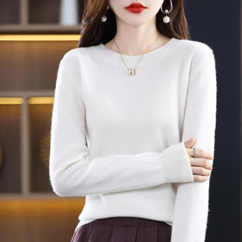 LuxeCashmere Women's Pure Merino Wool Sweater Collection
