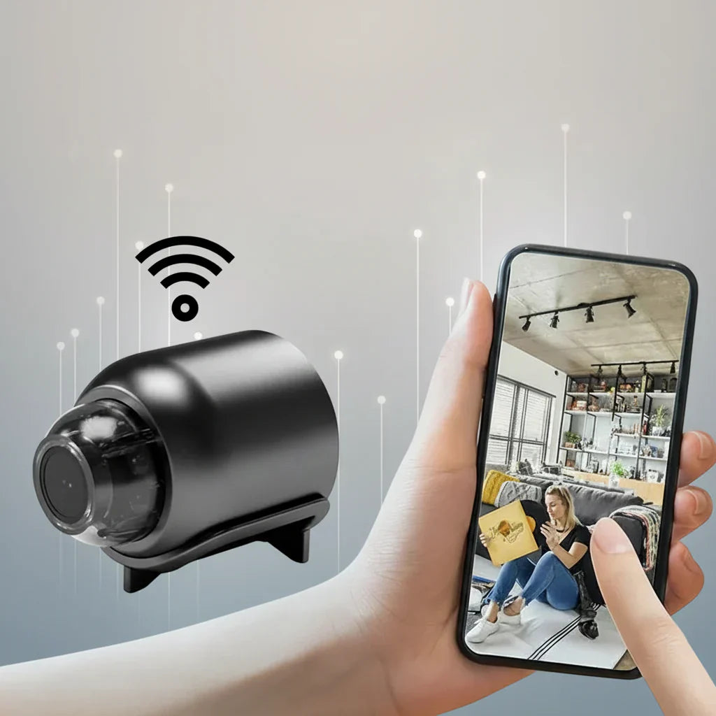 Compact Indoor WiFi HD Surveillance Camera for Home Safety