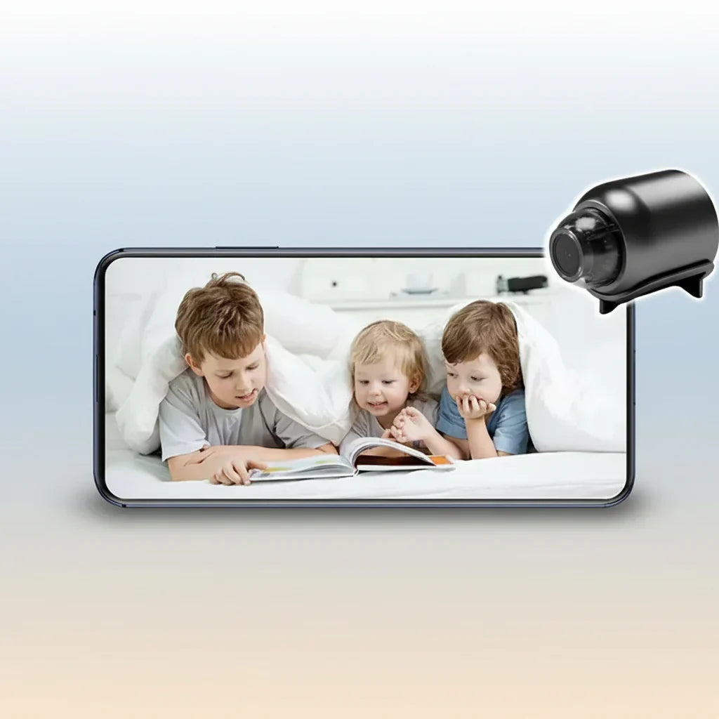 Compact Indoor WiFi HD Surveillance Camera for Home Safety