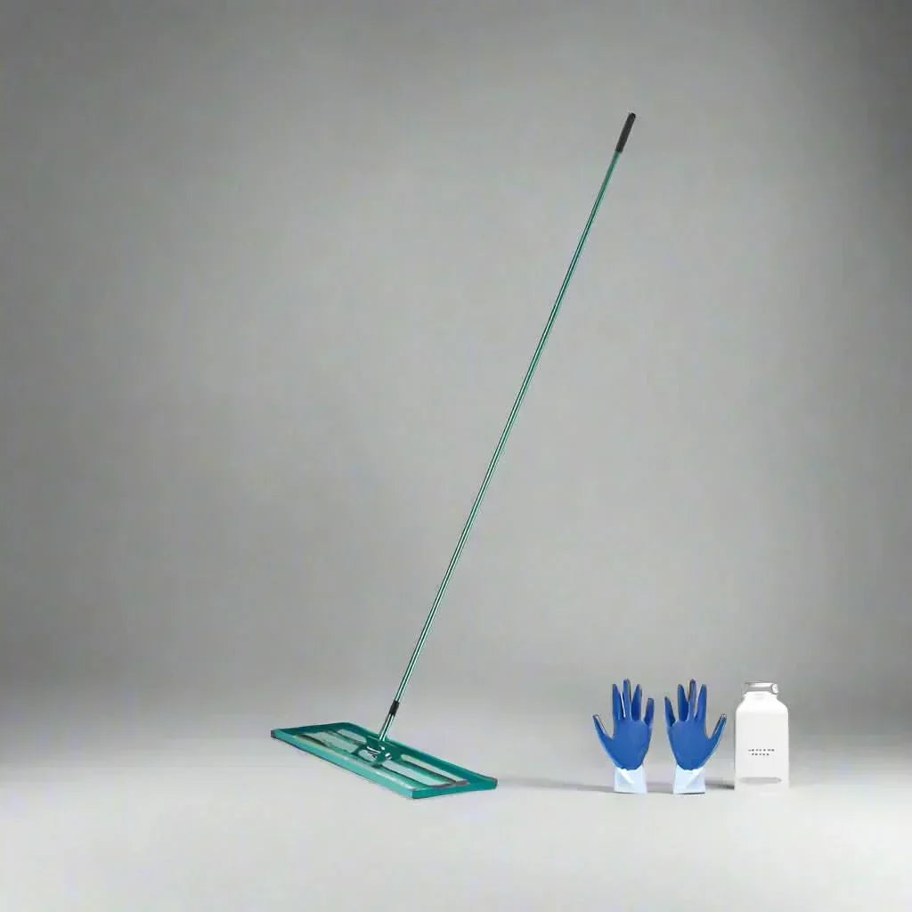 GardenMaster Pro Rake with Extended Handle for Perfectly Even Lawns