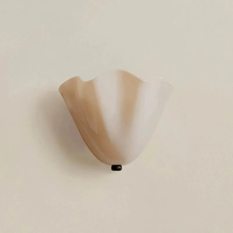 Scandinavian Glass Wall Light for Stylish Hallways and More