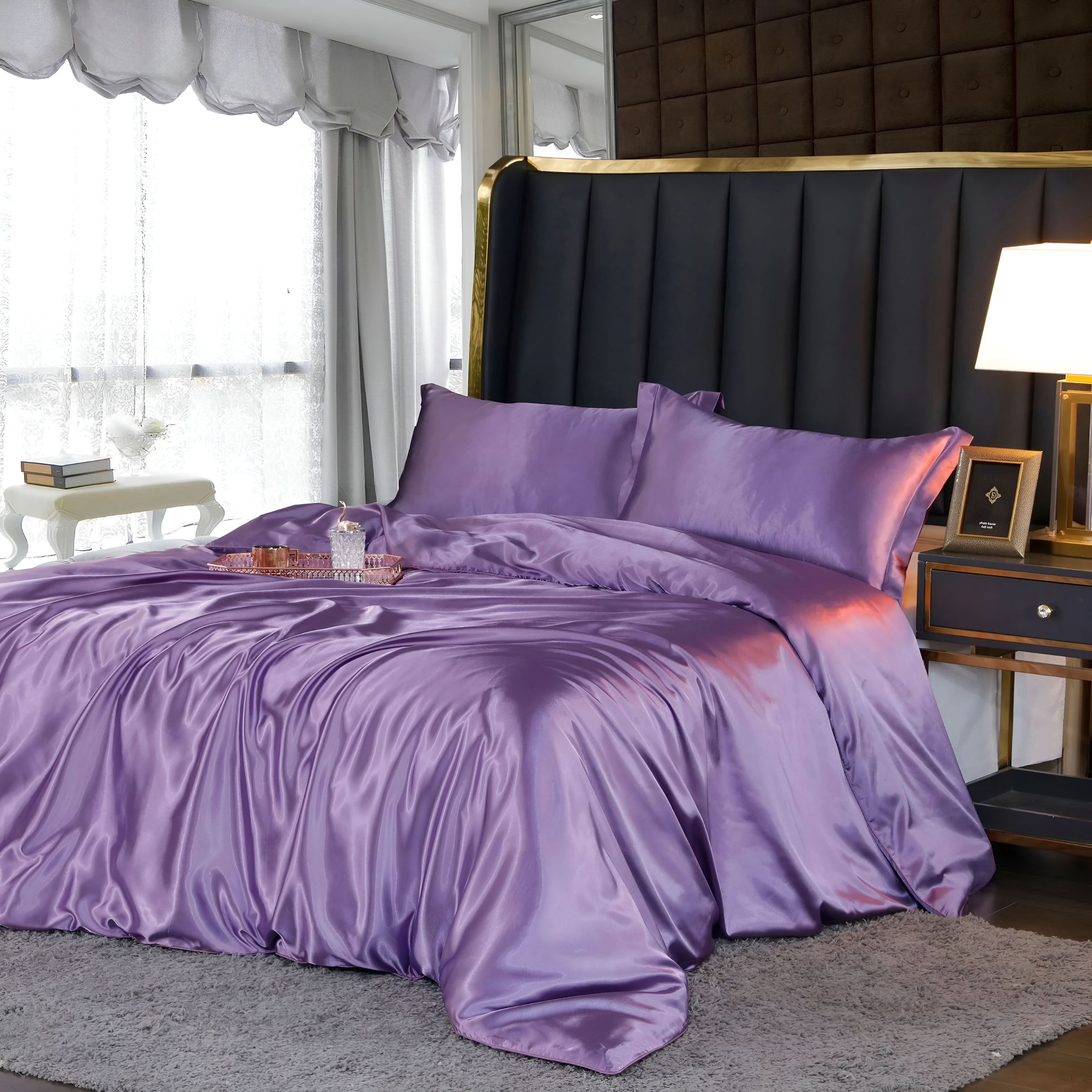 Hypoallergenic Mulberry Silk Bedding Set for Comfortable Sleep