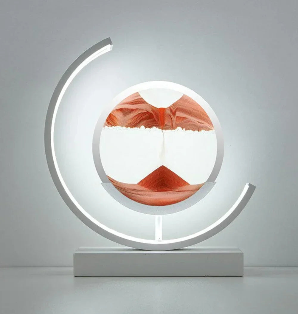 Elegant Sand Landscape Table Lamp – Unique Lighting for Bedside or Desk