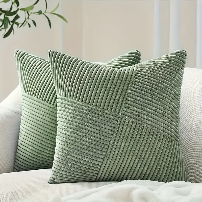 Set of 2 Cozy Velvet Cushion Covers | 50×50 cm